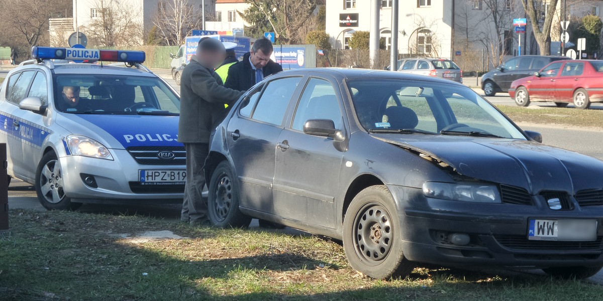 Poseł Halicki miał stłuczkę!