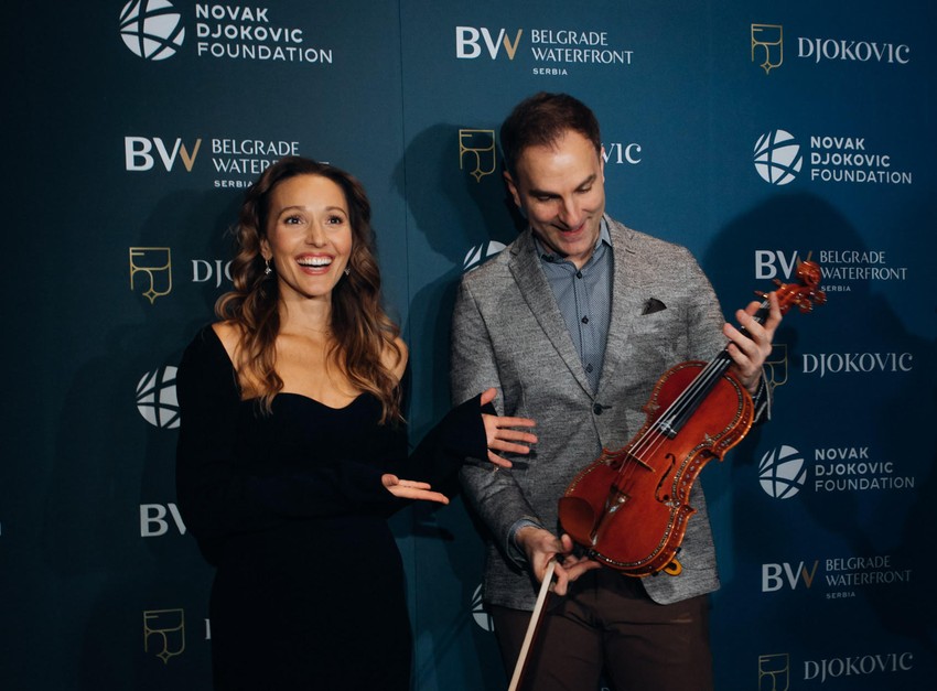 Jelena Đoković i Stefan Milenković