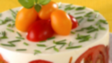 Torcik serowo-pomidorowy