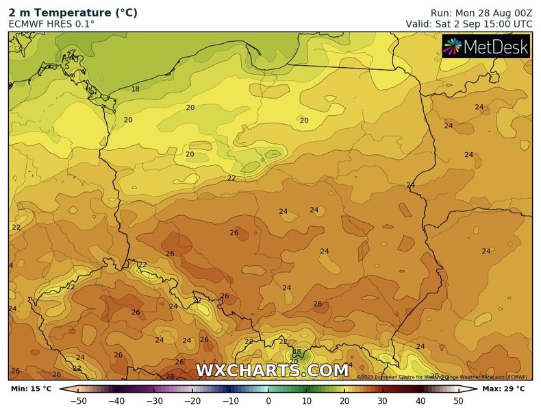 Pierwszy weekend września przyniesie wzrost temperatury