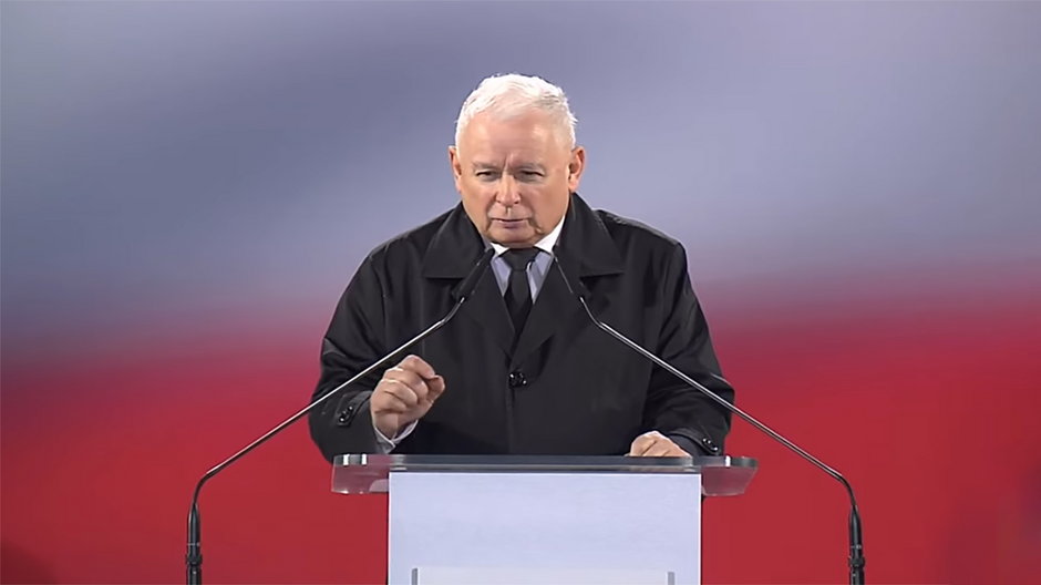 Jarosław Kaczyński zabrał głos na obchodach rocznicy katastrofy smoleńskiej