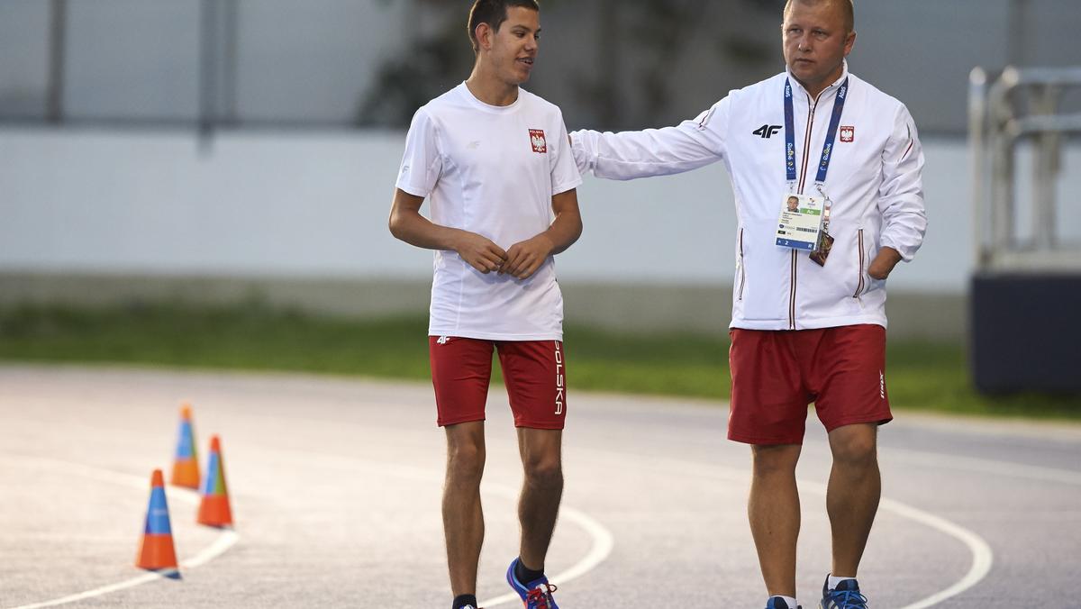Trener Zbigniew Lewkowicz i Krzysztof Ciuksza podczas Igrzysk Paraolimpijskich w Rio de Janeiro, Brazylia, 2016