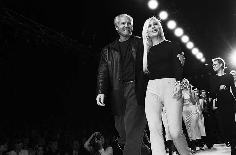 Gianni Versace i Donatella Versace