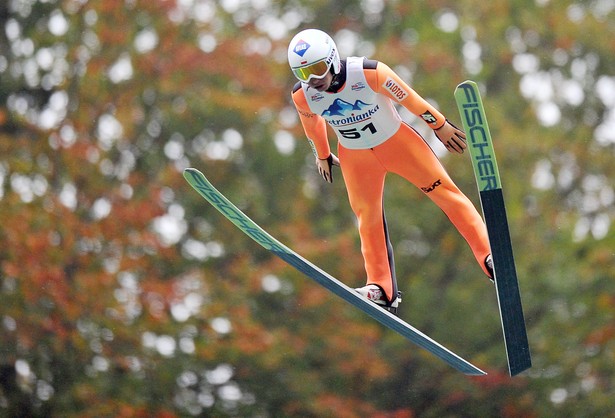 Kamil Stoch nad Wisłą