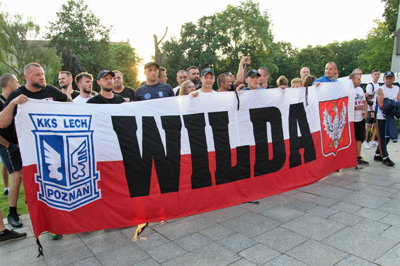 Kibice Lecha Poznań także upamiętnili Poznański Czerwiec'56 fot. Codzienny Poznań / S. Toroszewska