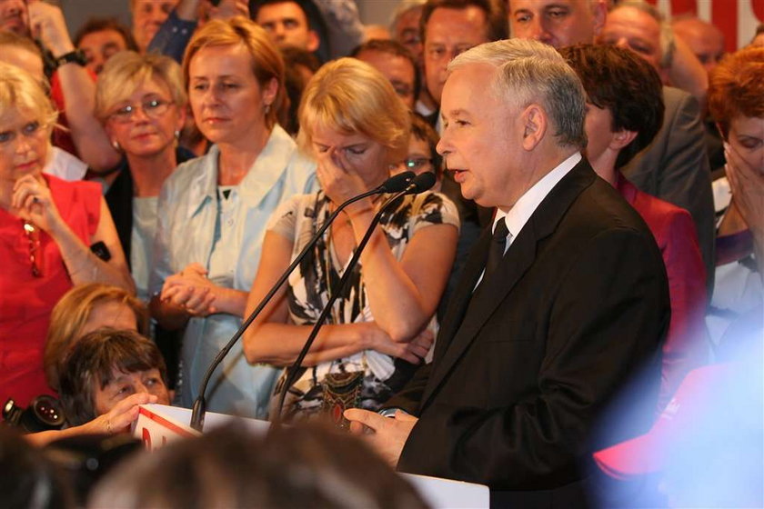 kaczyński, sztab, przegrana