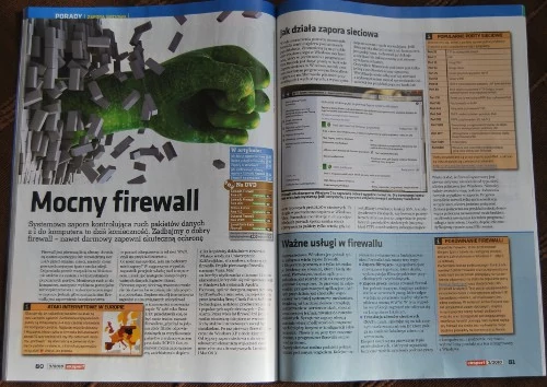 W najnowszym numerze magazynu Komputer Świat Ekspert dowiecie się wszystkiego o firewallach oraz dowiecie się, dlaczego Comodo Firewall nie ma sobie równych na rynku bezpłatnych zapór sieciowych. Już w kioskach!