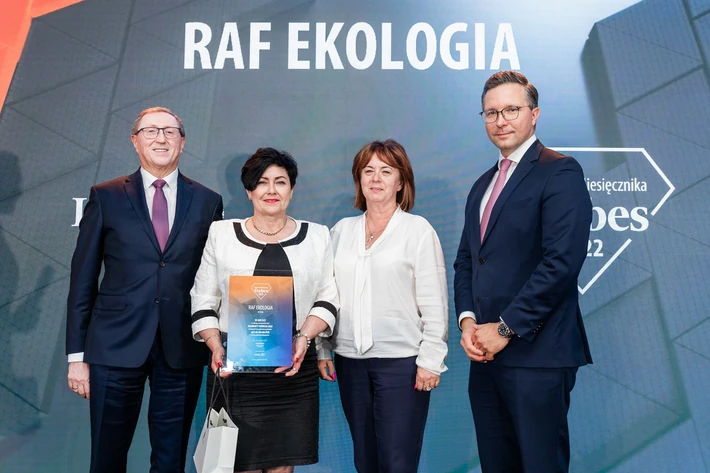 Raf Ekologia-trzecie miejsce w regionie w kategorii firm z przychodem 5-50 mln złotych