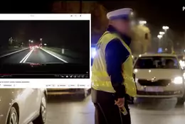 Kierowca Audi zignorował nie tylko znaki. Policjantka musiała być zaskoczona [WIDEO]