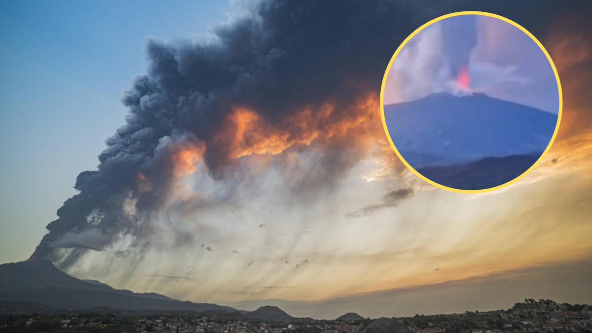 Spektakularna erupcja Etny. Władze Sycylii biją na alarm [WIDEO]