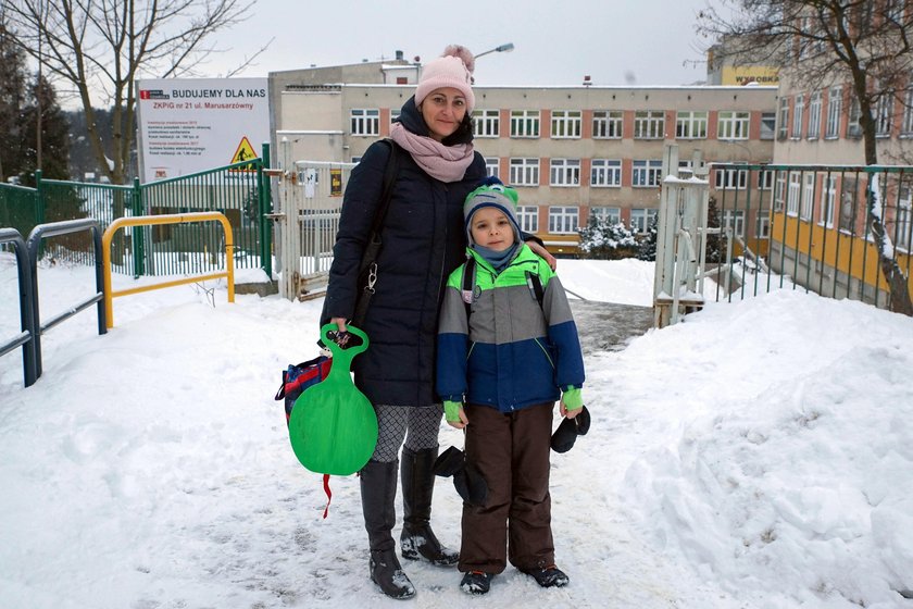 Monika Wiśniewska (41 l.) z synem Mikołajem (7 l.) z Gdańska