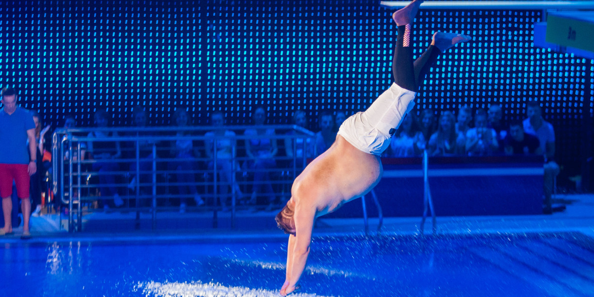 Adam Kraśko w Celebrity Splash