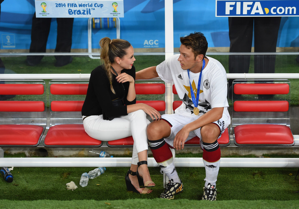 Mandy Capristo i Mesut Oezil