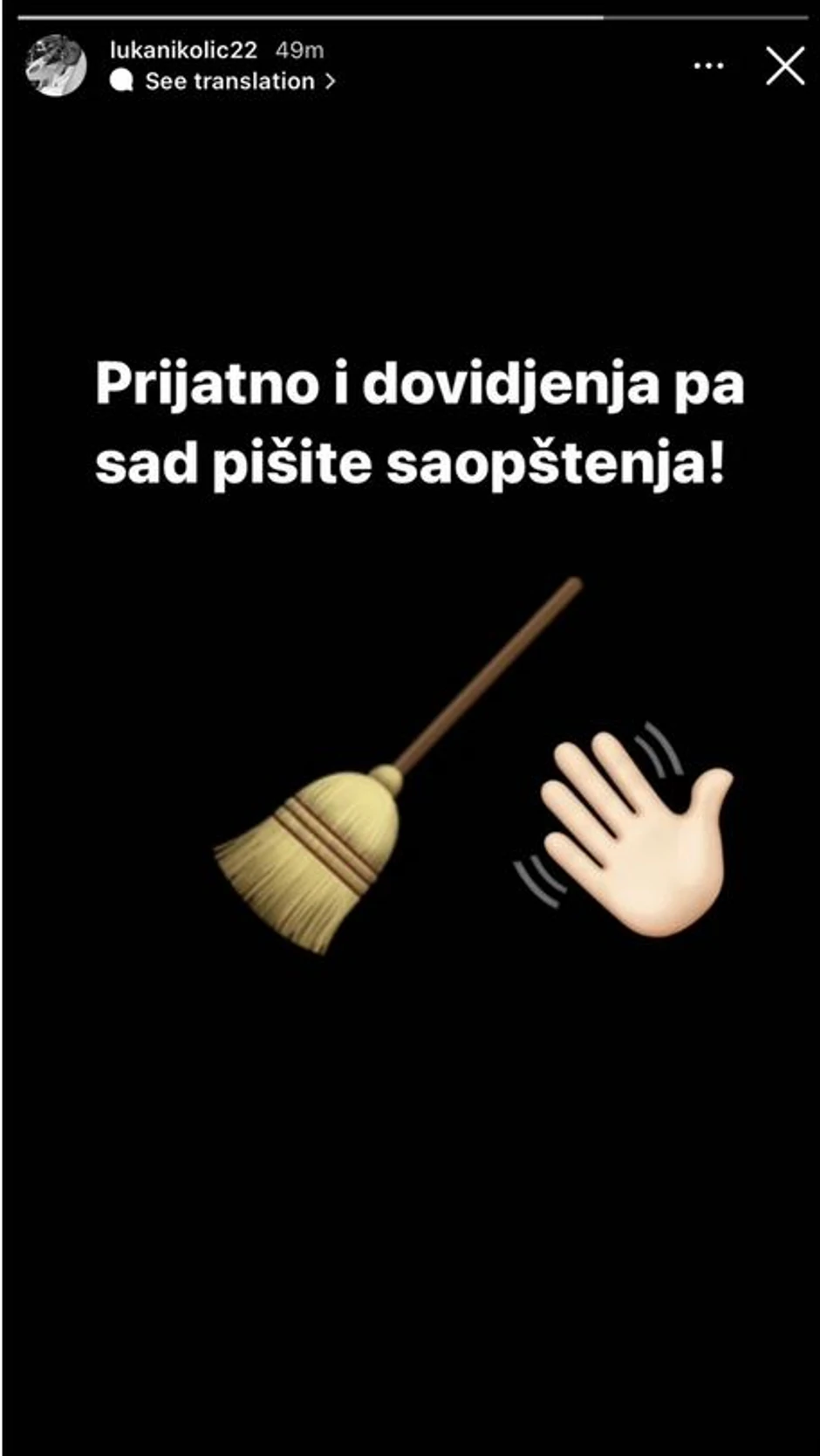 Luka Nikolić ostavio Dalilu