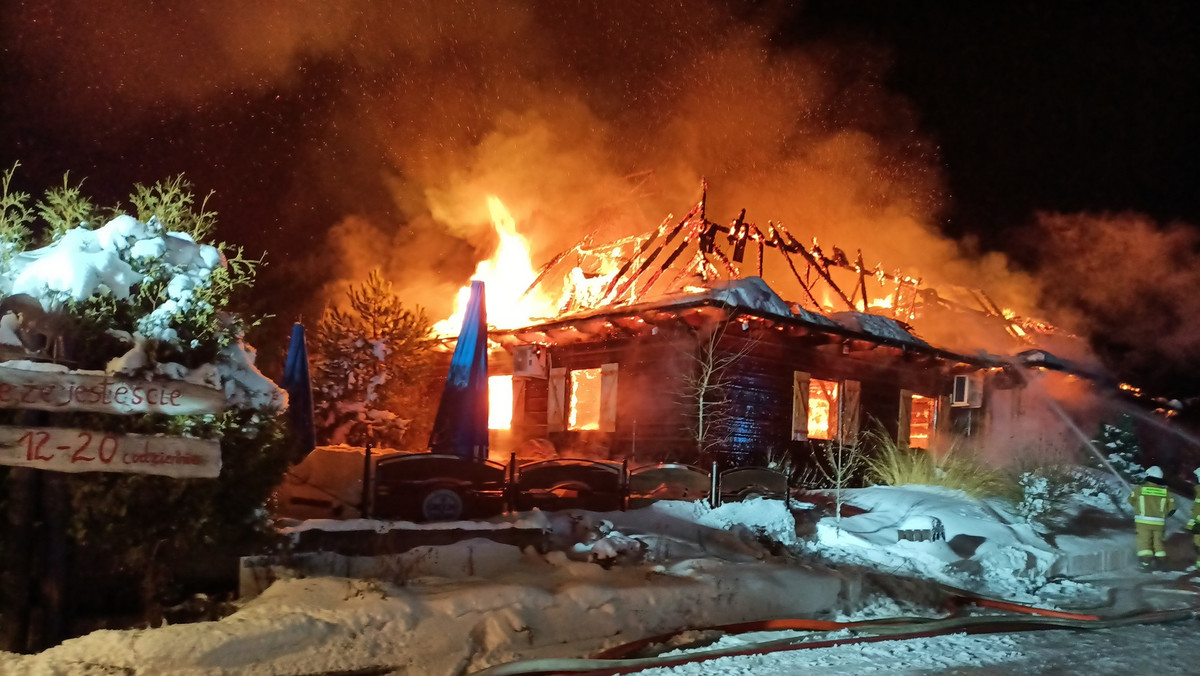 Pożar karczmy w Wielączy