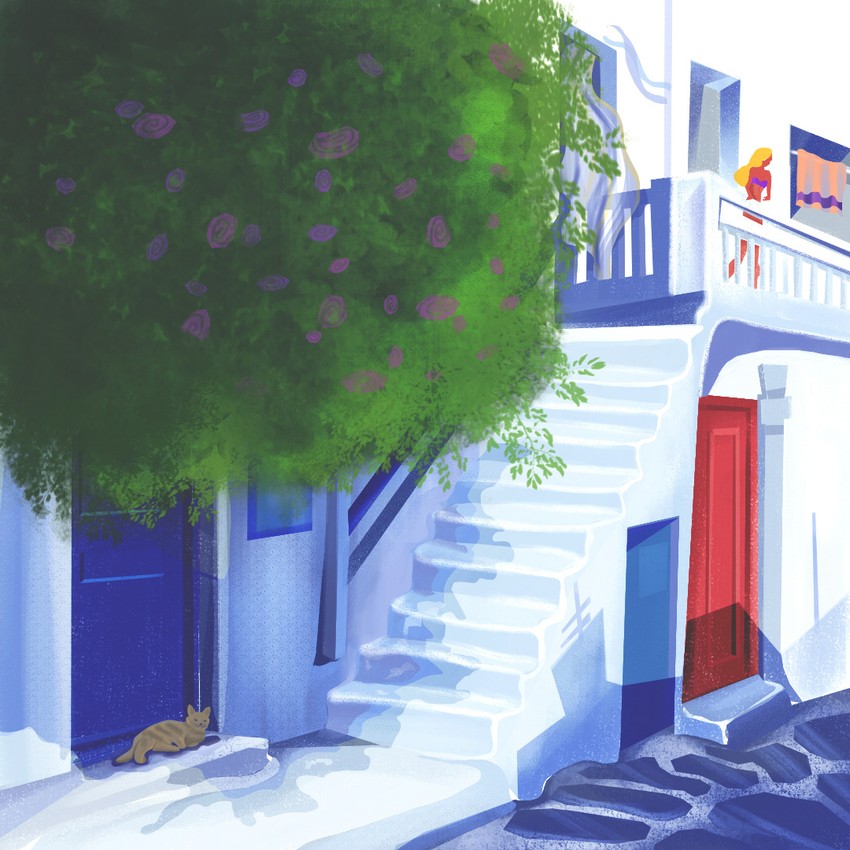 Jedna od ilustracija Nene Todorović, odnosno Krive Drine