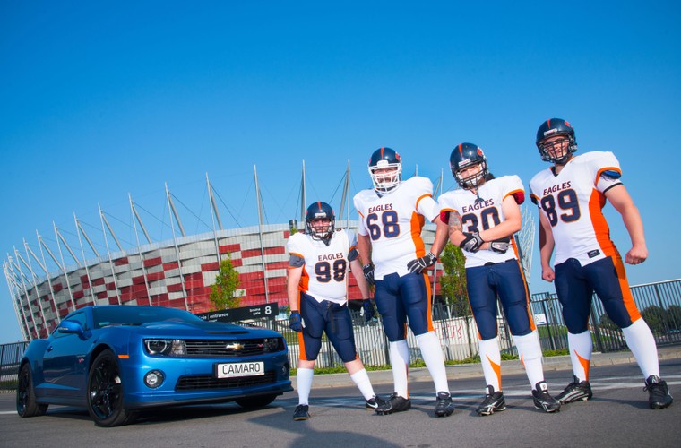 SuperFinał Polskiej Ligi Futbolu Amerykańskiego z Camaro Hot Wheels