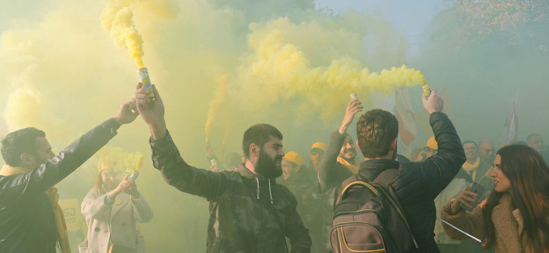 Demonstracje w Tbilisi. Policja użyła gazu i armatek wodnych. ZDJĘCIA