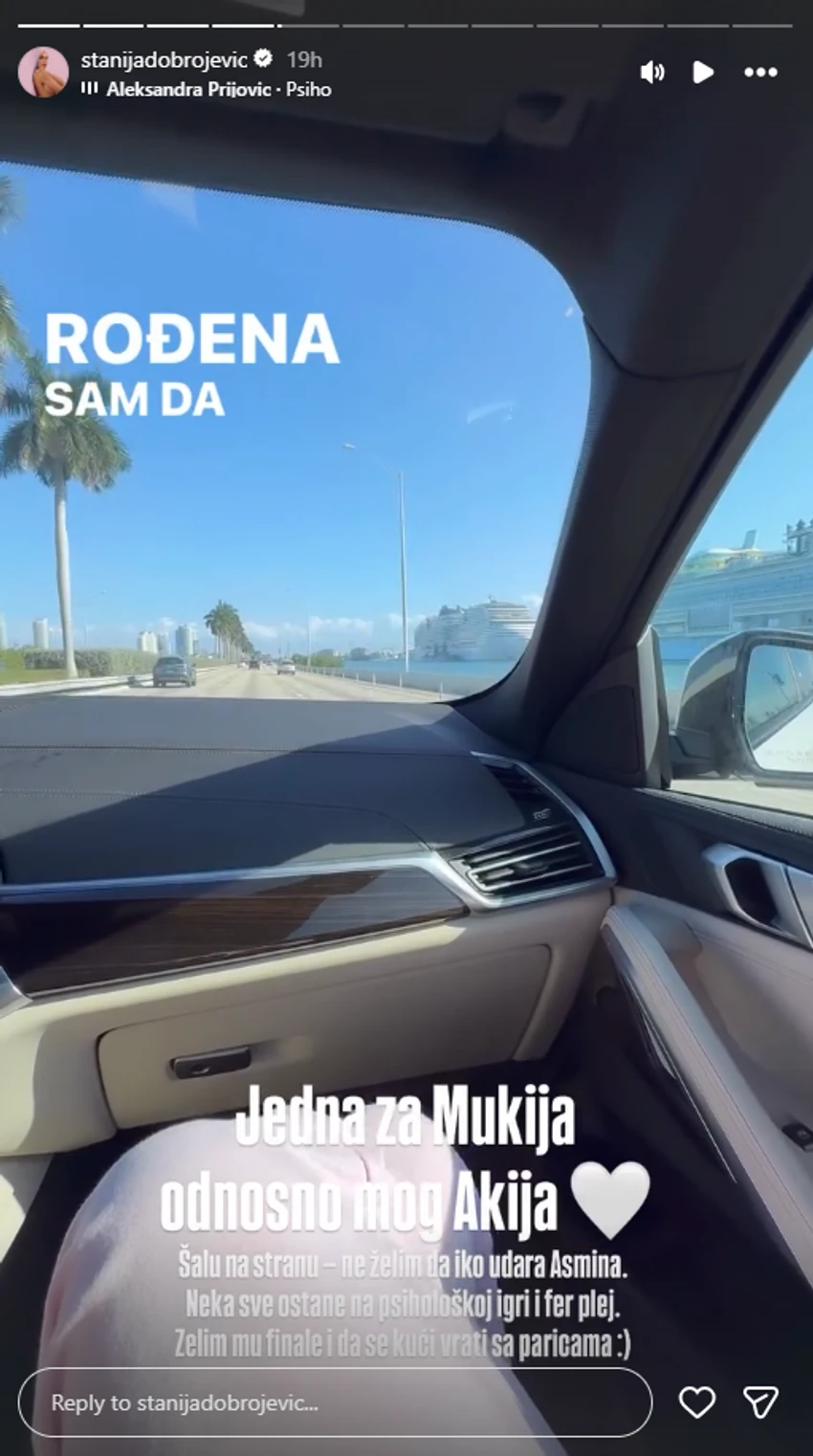 Stanija Dobrojević se snima sa poklonima, pa se obratila bivšem Asminu Durdžiću: Psiho