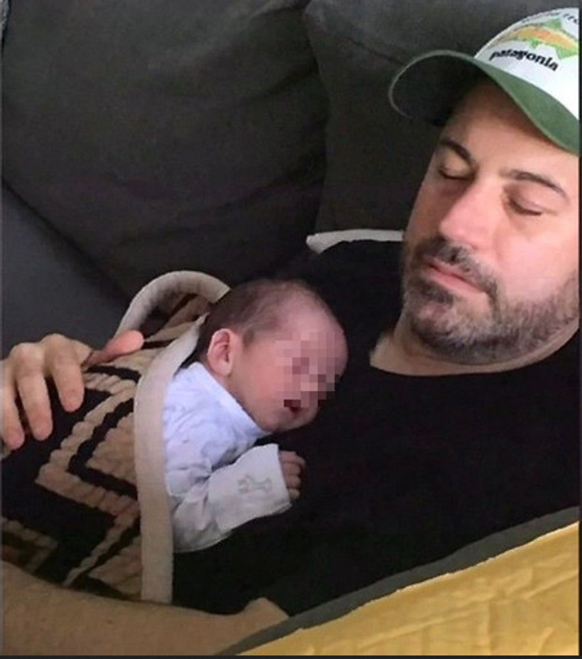 Džimi Kimel sa sinom