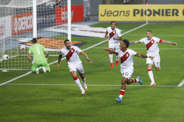 Radość piłkarzy reprezentacji Peru