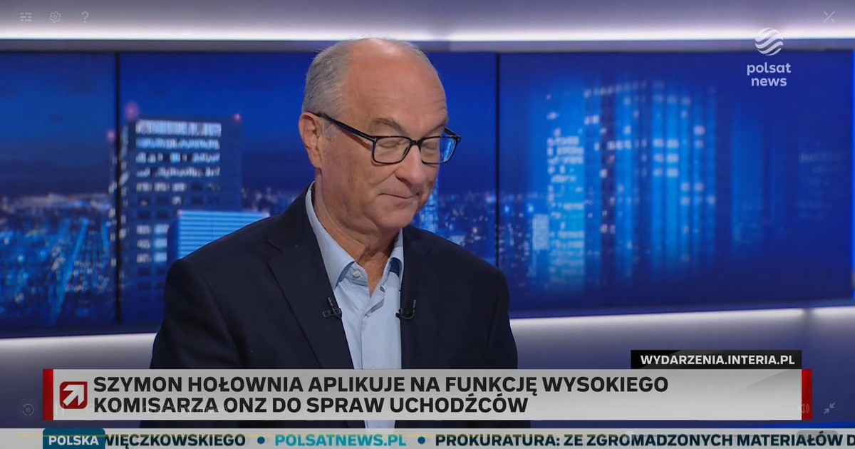 Czarzasty mówił o Hołowni i Nawrockim. Ten gest zwrócił uwagę prowadzącego