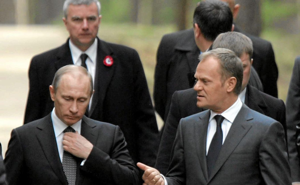 Władimir Putin i Donald Tusk