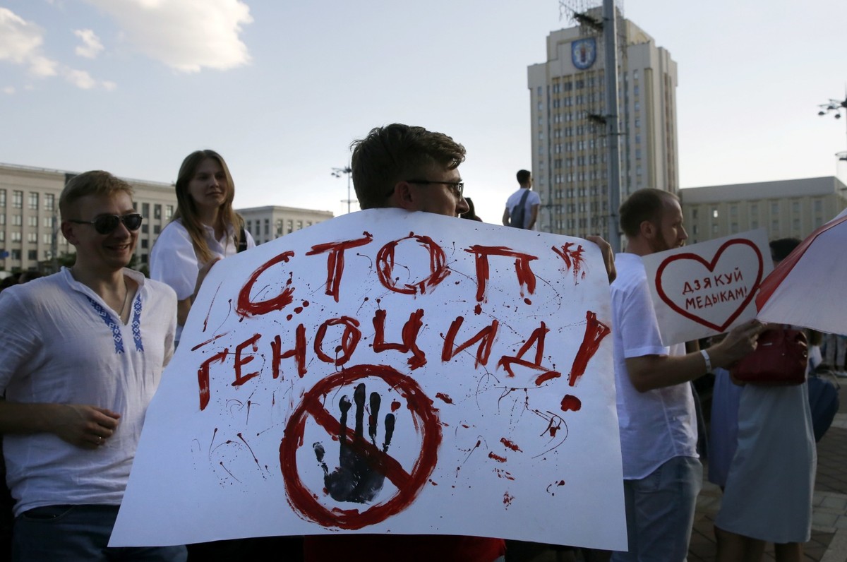 Demonstracja na Białorusi