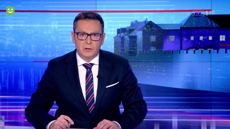 Michał Adamczyk (screen z "Wiadomości" TVP)