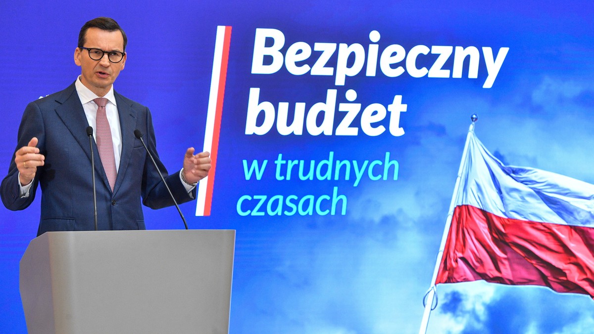 Premier Mateusz Morawiecki prezentuje założenia ustawy budżetowej na 2024 r.