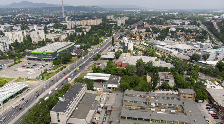 Óbudára épül Budapest legújabb, modern bevásárlóközpontja / Fotó: MTI Mohai Balázs