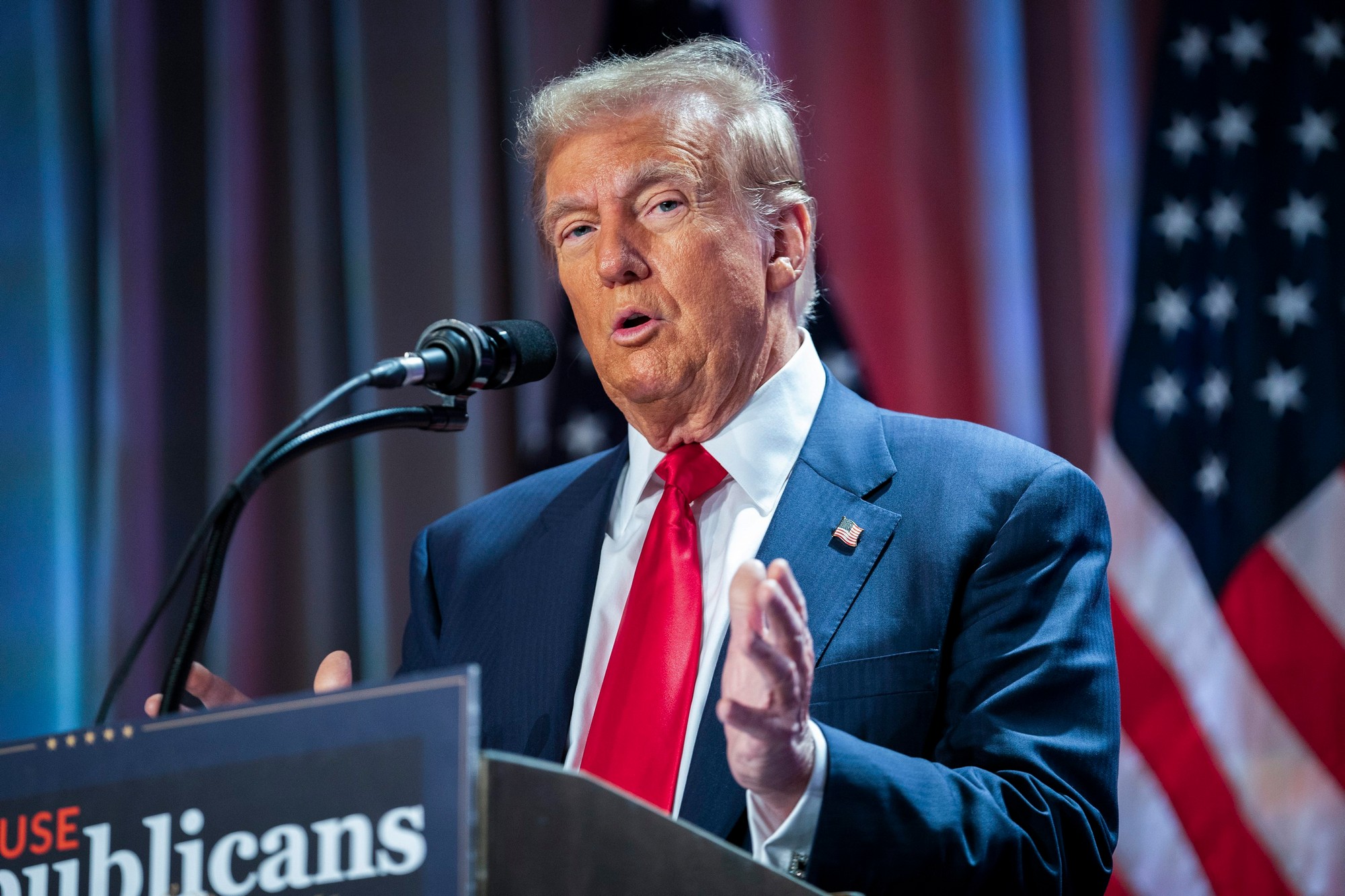 Zvolený prezident USA Donald Trump.