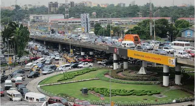 Falomo roundabout in Lagos