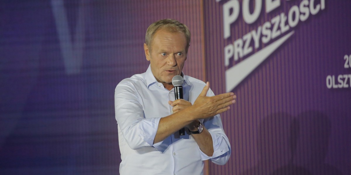 Donald Tusk, szef PO, były premier