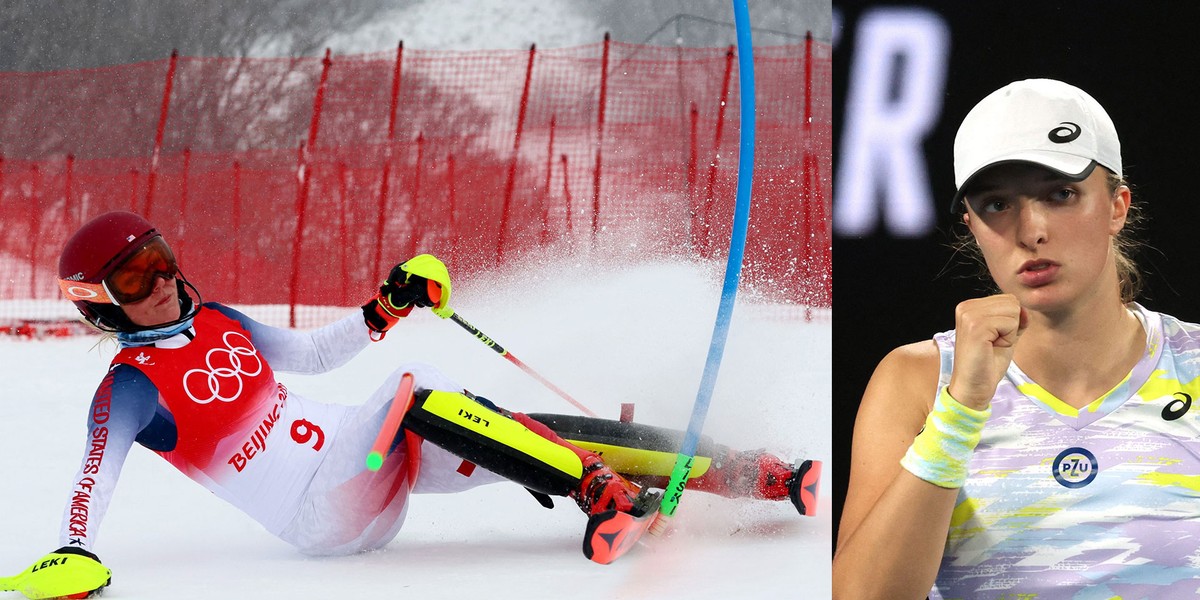 Mikaela Shiffrin  otrzymała wielkie wsparcie od Igi Świątek po nieudanym występie na igrzyskach w Pekinie. 