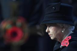 FILE PHOTO : Britain's Queen Elizabeth takes part in the Remembrance Sunday ceremony at the Cenotaph