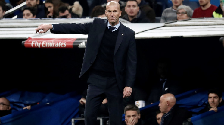 Zinédine Zidane edzőnek
BL-t kell
nyernie
idén is /Fotó: AFP