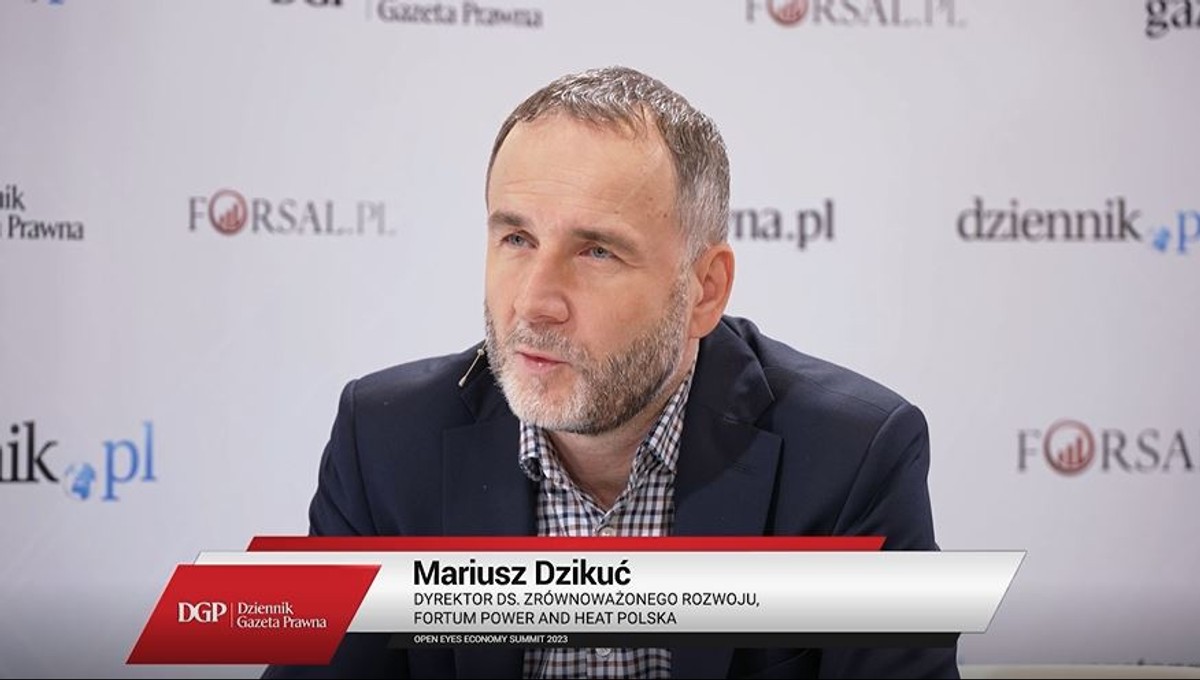 Mariusz Dzikuć, Fortum Power and Heat Polska