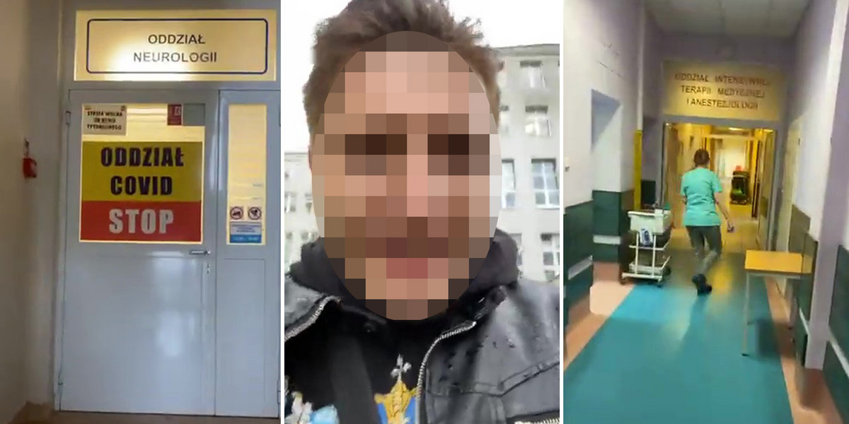 Grupa osób bez maseczek wtargnęła do szpitala w Toruniu.