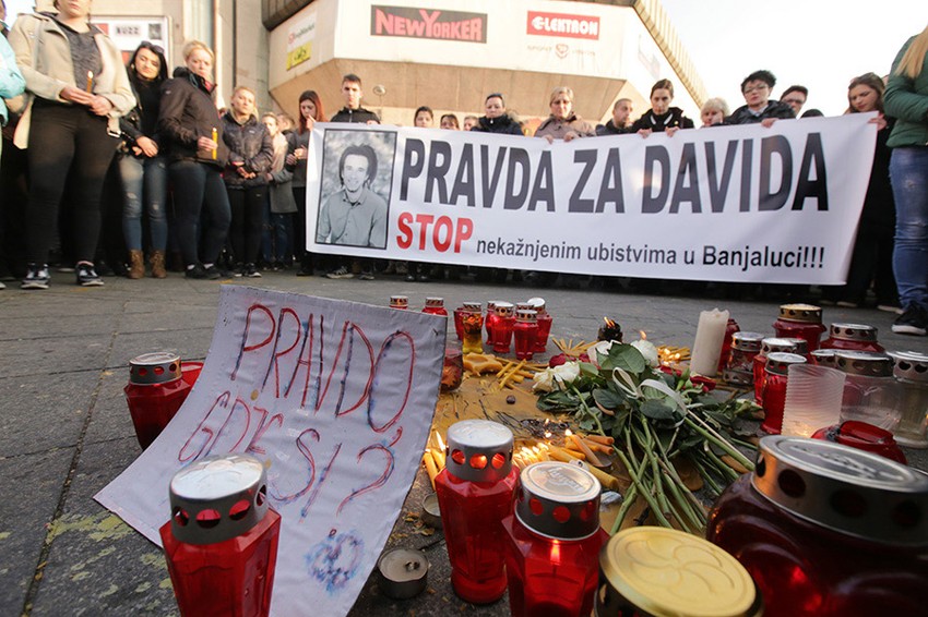 Danima se održavaju protesti u Banjaluci pod nazivom "Pravda za Davida" 