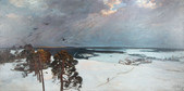 Julian Fałat - "Pejzaż zimowy" (1897). Estymacja: 1,8-2 mln zł
