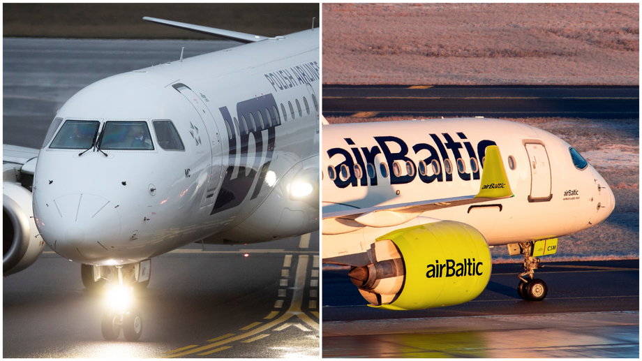 Łotewskie linie lotnicze airBaltic rozwijają trzy huby w państwach nadbałtyckich, w tym na Litwie. LOT aspiruje do miana przewoźnika pierwszego wyboru w całej Europie Środkowo-Wschodniej. 