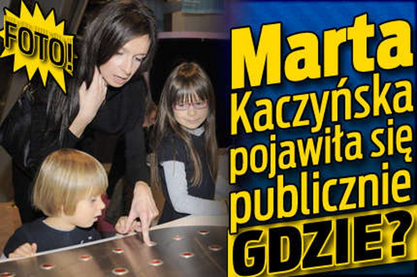 Marta Kaczyńska pojawiła się publicznie. Gdzie?