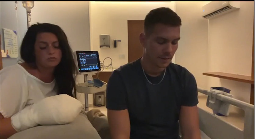 Češka Tereza Machařová s manželom Michalom.