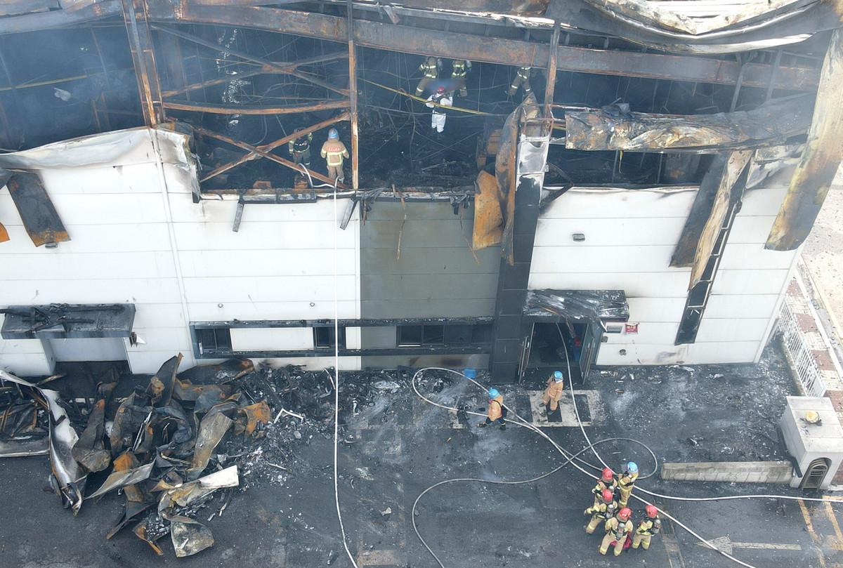 Eksplozja i pożar w fabryce baterii litowych. Ponad 20 pracowników zginęło