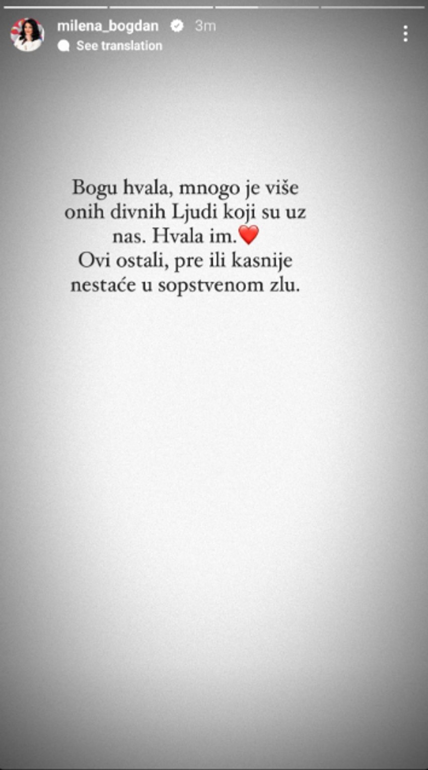 Milena Bogdan dobija pretnje
