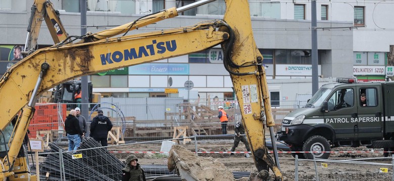 Niewybuch na terenie budowy metra. "Mogą występować utrudnienia w ruchu"