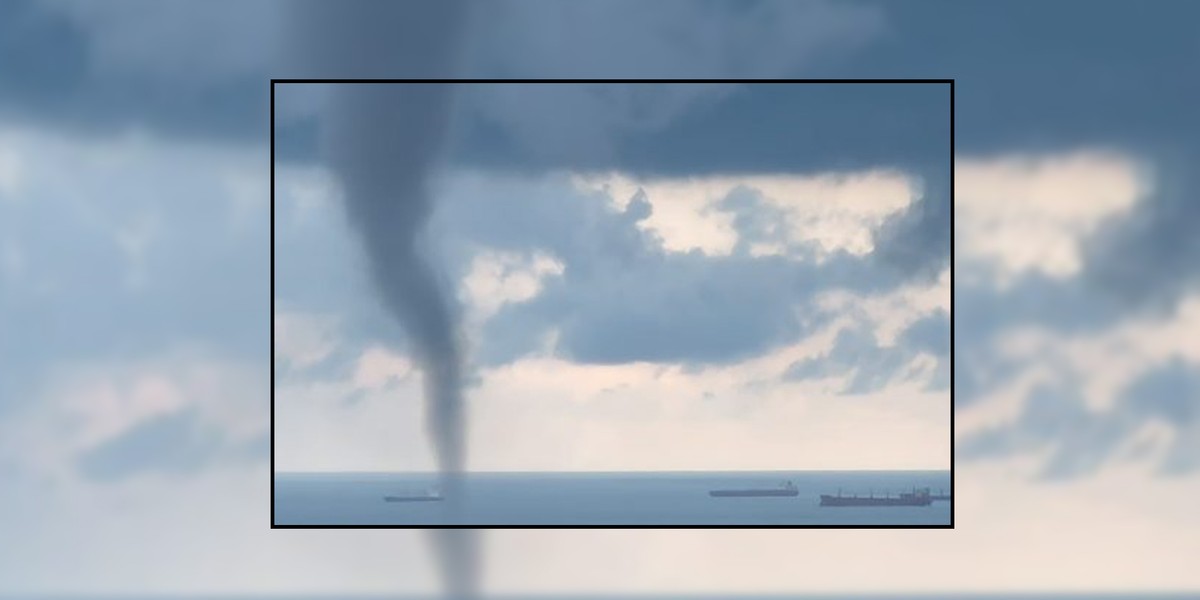 Tornado pojawiło się w rosyjskiej miejscowości Gelendżyk, zaledwie kilka kilometrów od pałacu Putina.