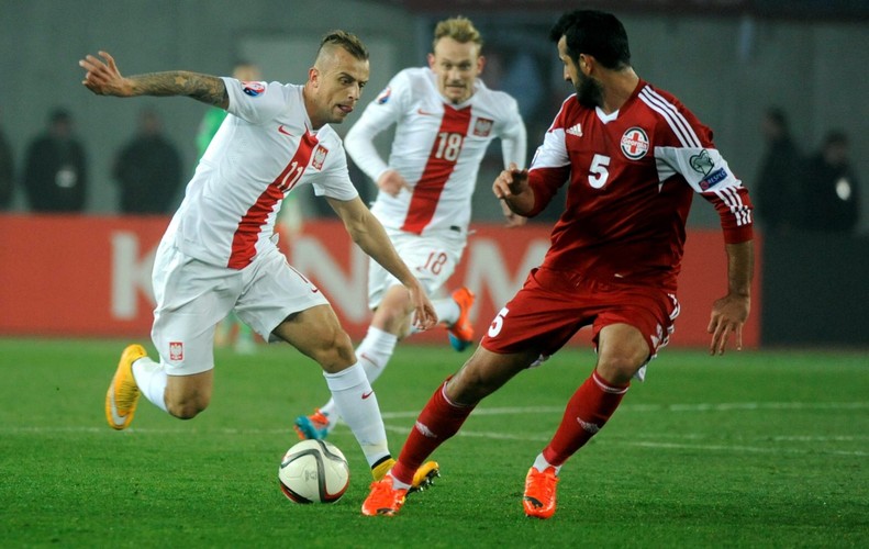 Nokaut w Tbilisi. Gruzja na deskach po golach Glika, Krychowiaka, Mili i Milika