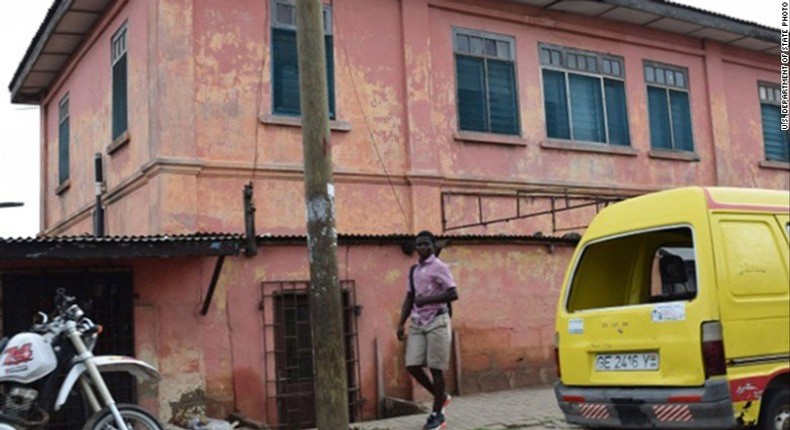 The fake American embassy in Accra, Ghana 